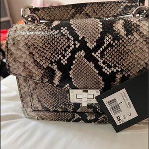 The Kooples Small Emily Lezard Embossed Leather